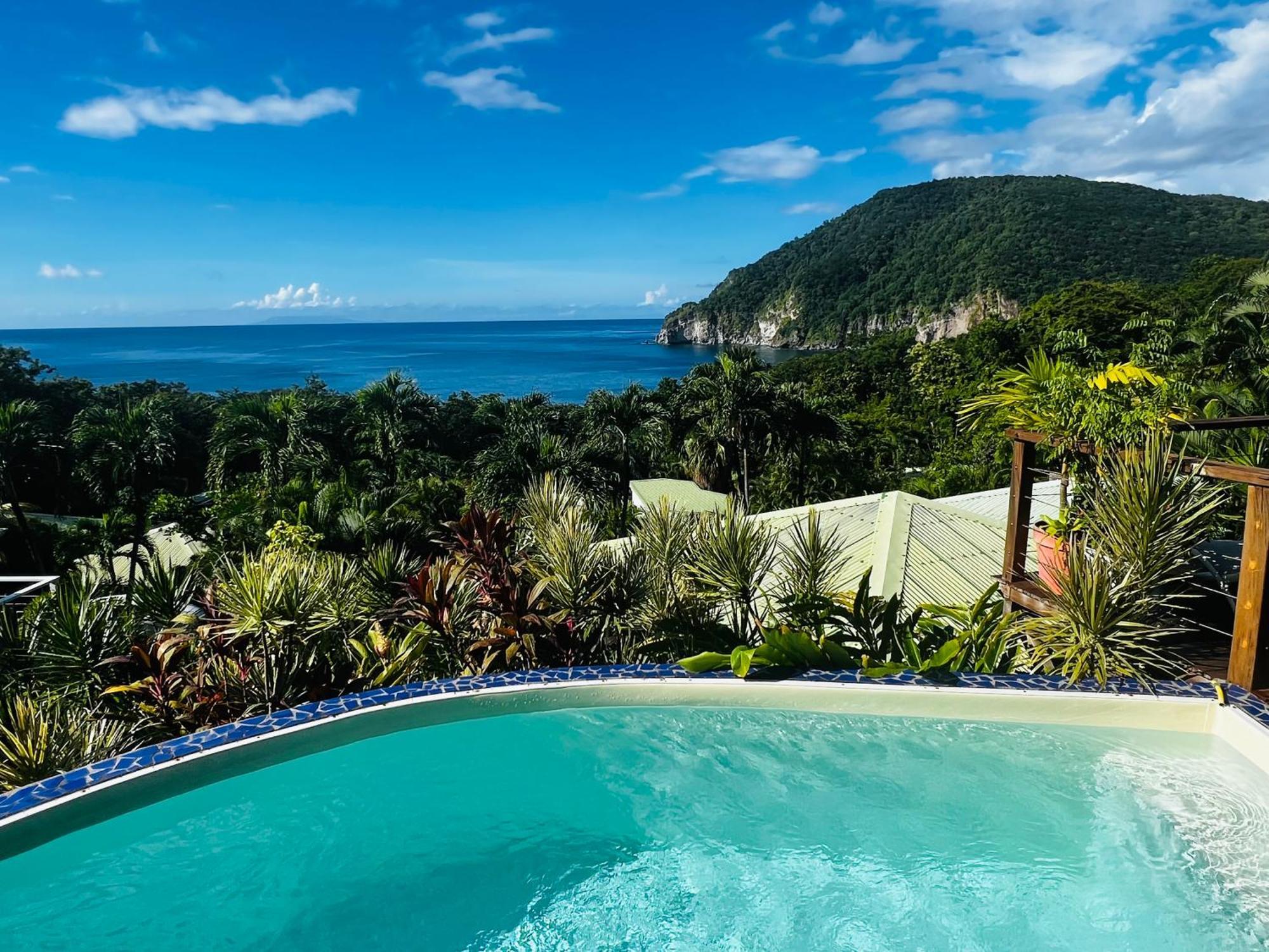 Vue Mer/3Beds/Piscine/Wifi/900 Metres De La Plage Deshaies Eksteriør billede