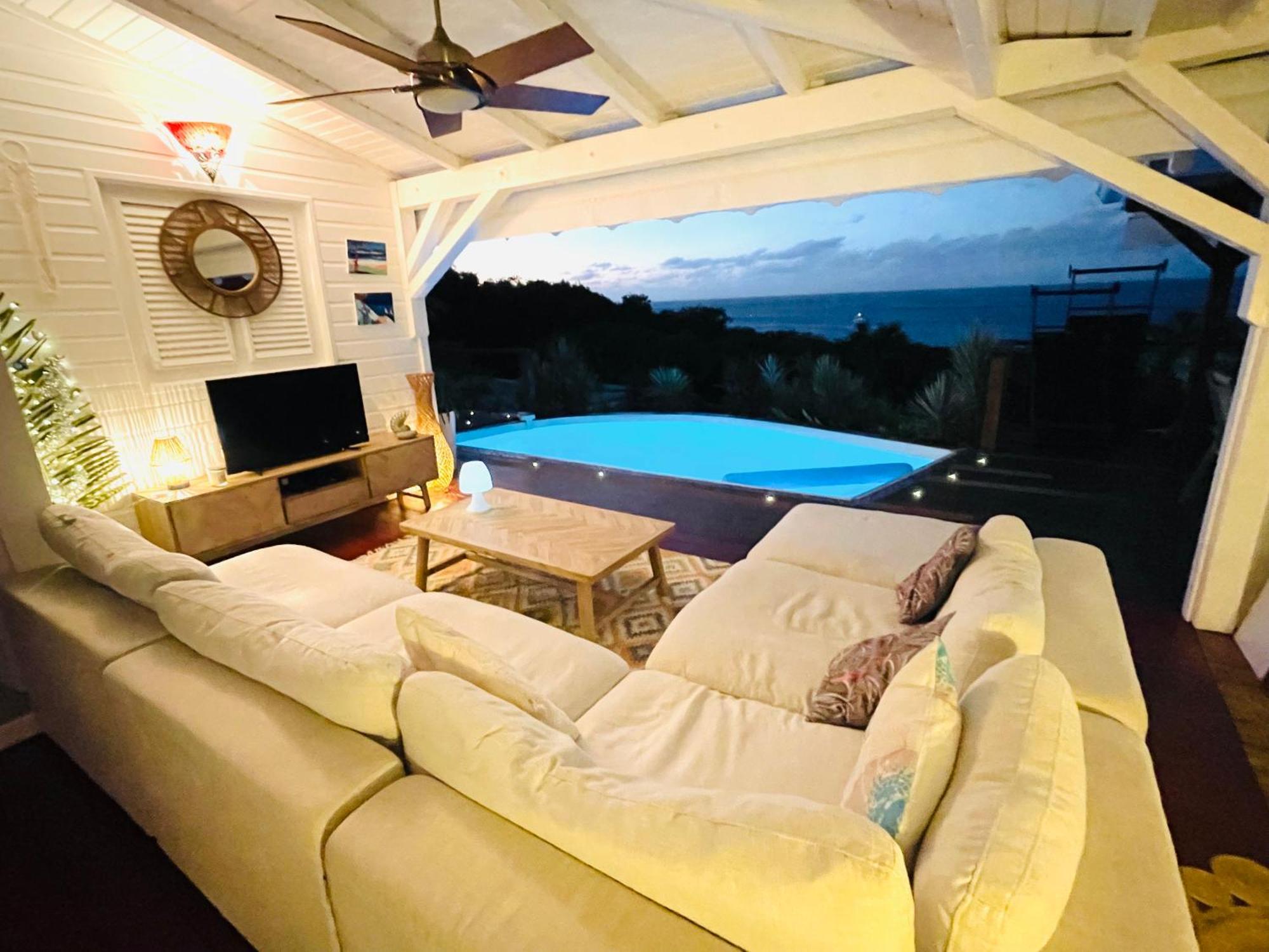 Vue Mer/3Beds/Piscine/Wifi/900 Metres De La Plage Deshaies Eksteriør billede