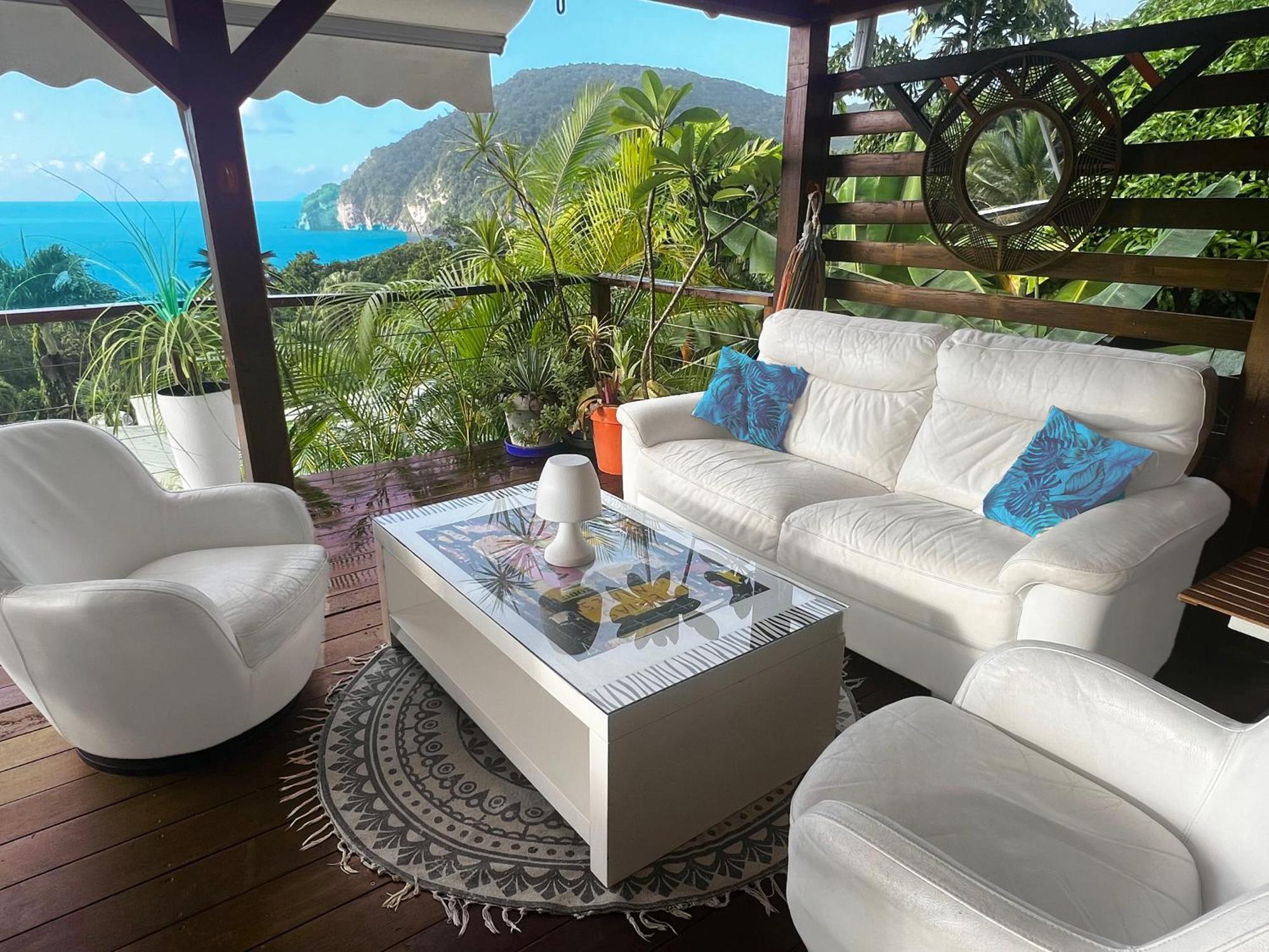 Vue Mer/3Beds/Piscine/Wifi/900 Metres De La Plage Deshaies Eksteriør billede